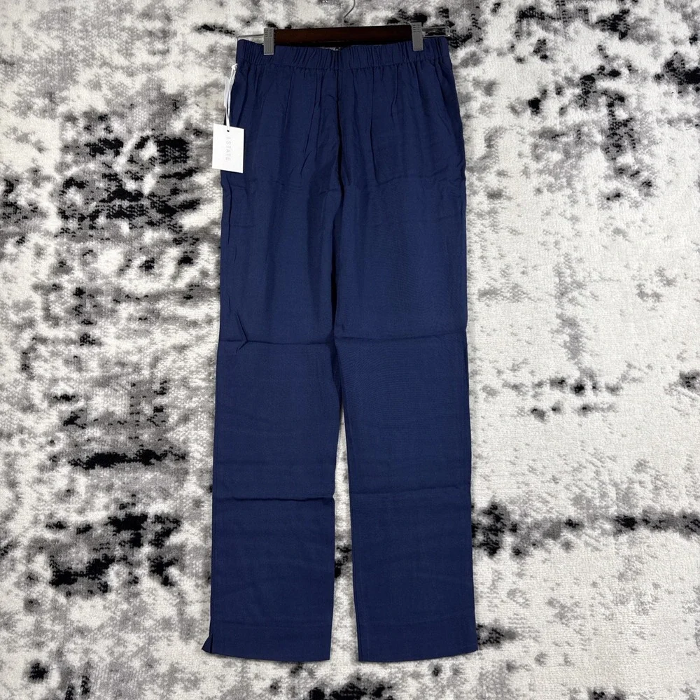 New 1.‎ State Pants Womens Size Extra Small Navy Blue Straight Leg